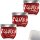 Glück Fruchtaufstrich Erdbeer-Vanille 3er Pack (3x230g Glas) + usy Block