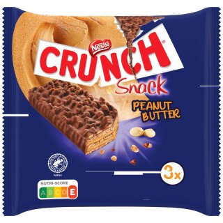Nestlé Crunch Snack Peanut Butter 3er (3x31g Beutel)