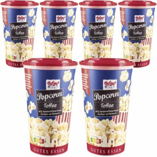 Hofgut Popcorn Toffee Becher VPE (6x100g Becher)