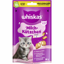 Whiskas Milch Kätzchen Junior Huhn VPE (6x50g Packung) + usy Block