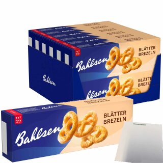 Bahlsen Blätter Brezeln VPE (12x100g Packung) + usy Block