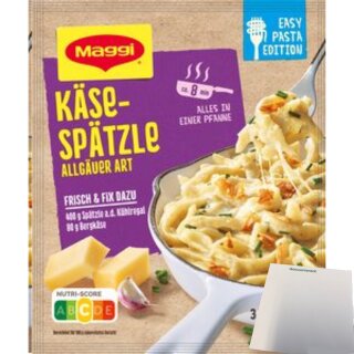 Maggi Fix für Käsespätzle Allgäuer Art (34g Beutel) + usy Block