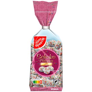 Gut & Günstig Schokoplätzchen mit Nonpareilles 6er Pack (6x200g Beutel)