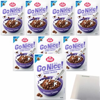 RUF GoNice Knusper Schoko VPE (8x50g Packung) + usy Block