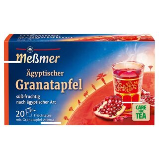 Meßmer Ländertee Ägyptischer Granatapfel 60er (3x50g Packung)