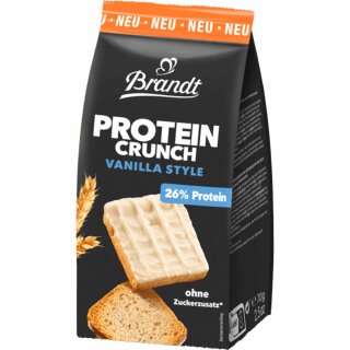 Brandt Zwieback Protein Crunch Vanilla Style (70g Beutel)