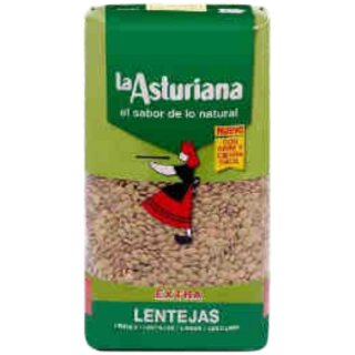 La Astruiana Lentejas, Kleine braune Linsen (500g Packung)