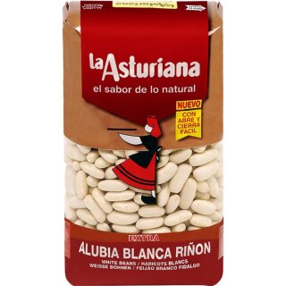 La Astruiana Alubia Blanca Rinon, Weiße Bohnen (500g Packung)