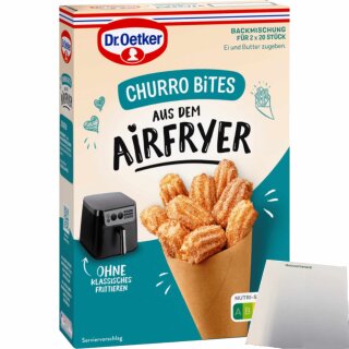 Dr. Oetker Airfryer Churro Bites (300g Packung) + usy Block