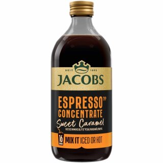 Jacobs Espresso Concentrate sweet caramel (485ml Flasche)