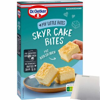 Dr. Oetker Little Skyr Cake Bites (275g Packung) + usy Block