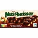 Nussbeisser Zartbitterschokolade mit Haselnüssen (100g Tafel)