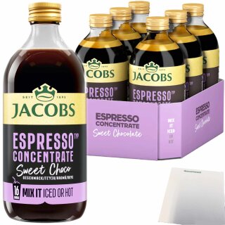 Jacobs Espresso Concentrate Chocolate VPE (6x485ml Flasche) + usy Block
