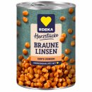 Edeka Herzstücke Braune Linsen (400g Dose)