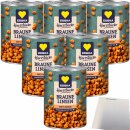 Edeka Herzstücke Braune Linsen VPE (6x400g Dose) +...