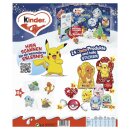 kinder Pokemon Adventskalender mit Schiggy Motiv (198g Packung)
