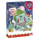 kinder Pokemon Adventskalender mit Bisasam Motiv (198g Packung)
