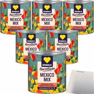 Edeka Herzstücke Mexico Mix VPE (6x300g Dose) + usy Block