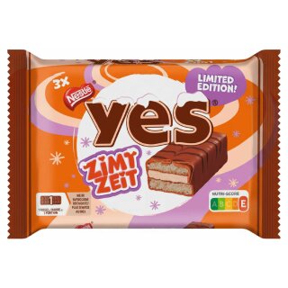 Yes! Zimt-Zeit Kuchenriegel 3Stk (96g Packung)