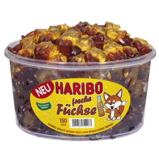 Haribo Freche Füchse (150Stk. Runddose)