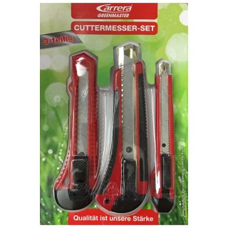 Carrera Greenmaster Cuttermesser Set (3teilig)