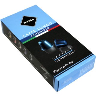 Rioba Caffe Lungo Armonioso (10 Kapseln)