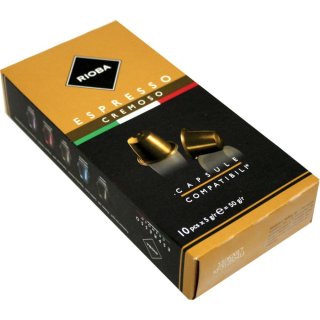 Rioba Espresso Cremoso (10 Kapseln)