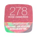 Maybelline New York Lippenstift Color Sensational SHINE Lipstick rose diamonds 278, 4,4 g(1St)