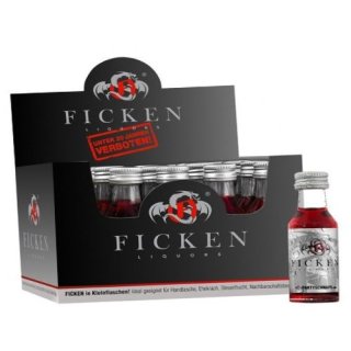 FICKEN in Kleinflaschen! -Liquors- 20x 0,02 ml