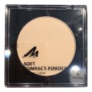 MANHATTAN Cosmetics Gesichtspuder Soft Compact Powder Transparent 00, 9 g (1St)