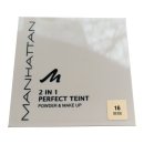 MANHATTAN Cosmetics Gesichtspuder 2in1 Perfect Teint Powder & Make-up Beige 16, 9 g (1St)