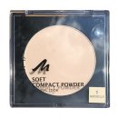 MANHATTAN Cosmetics Gesichtspuder Soft Compact Powder Naturelle 01, 9 g (1St)