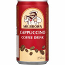 Mr. Brown Coffee Drink Cappuccino (24x0,25l Dosen)