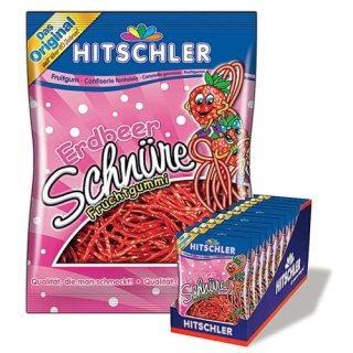 Hitschler Erdbeer Schnüre (15 x125g Beutel)