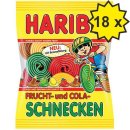 Haribo Gefüllte Frucht- und Cola Schnecken (18x 175g...