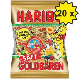 Haribo Saft-Goldbären Minis (20x220g Beutel)