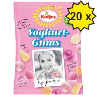 Katjes Yoghurt Gums (20x200g Beutel)