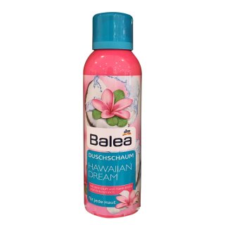 Balea Duschschaum Hawaiian Dream mit dem Duft von Tiare-Blute und Kokosmilch  (200ml Flasche)