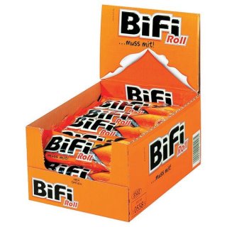 BiFi Roll Minisalamis in Weizenbrötchen (24 x 50g Karton)