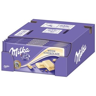 Milka Weisse 22er Pack, (22x100g Tafel)