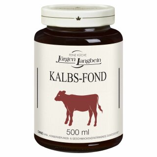 Jürgen Langbein Kalb Fond und Kraftbrühe (500ml Glas)