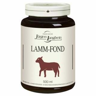 Jürgen Langbein Lamm Fond (500ml Glas)