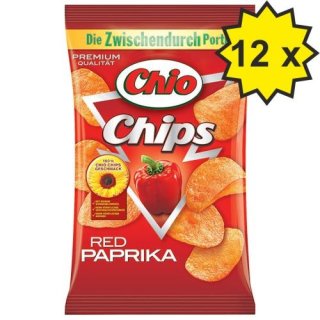 Chio Chips Red Paprika (12x 50g Tütchen)