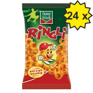 Funny Frisch Ringli Paprika (24x75g Tütchen)
