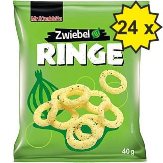 Mr.Knabbits Zwiebelringe (24x 40g Tütchen)