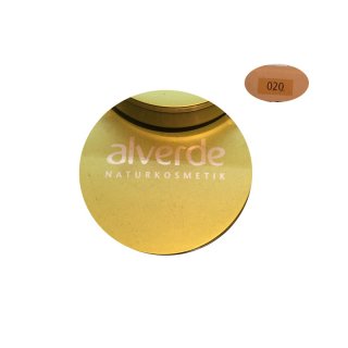 alverde NATURKOSMETIK Kompakt Make-up honig-gold 020, 9 g (1St)