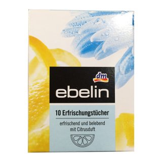 ebelin Erfrischungstücher, (10 St Box)