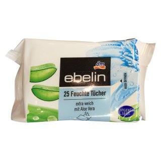 ebelin Feuchte Tücher (25 St, Packung)