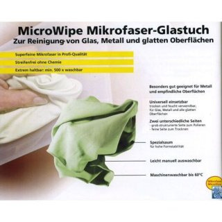 Unger MicroWipe Mikrofasertuch für empfindliche Flächen 40 x 40cm