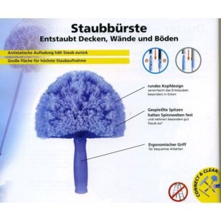 Unger Staubbürste ø=19cm (ideal für Decken, Wände & Böden)